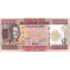 P43 Guinea - 1000 Francs Year 2010 (Comm.)